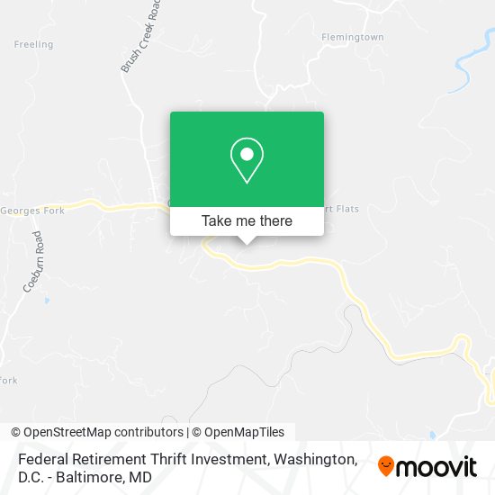 Mapa de Federal Retirement Thrift Investment