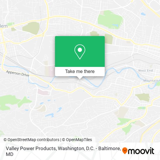 Valley Power Products map