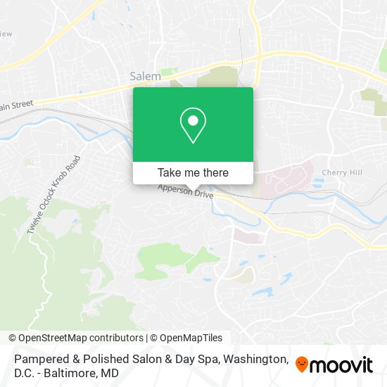 Pampered & Polished Salon & Day Spa map