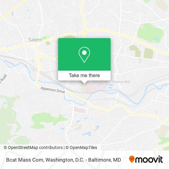 Bcat Mass Com map