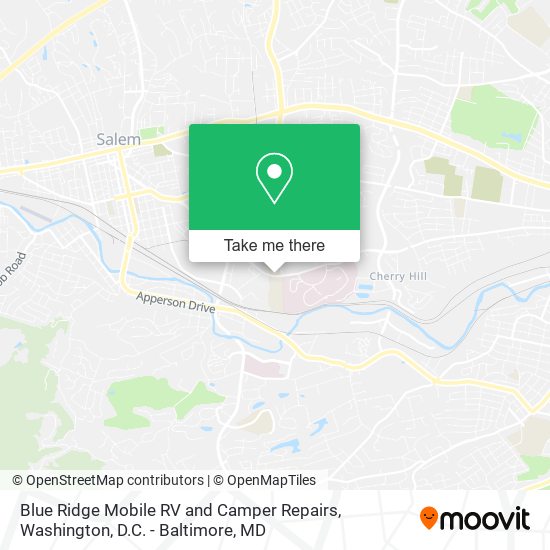 Blue Ridge Mobile RV and Camper Repairs map