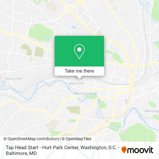 Tap Head Start - Hurt Park Center map