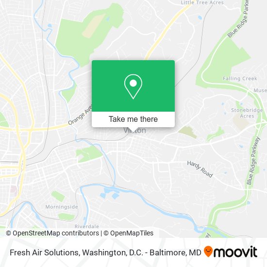Mapa de Fresh Air Solutions