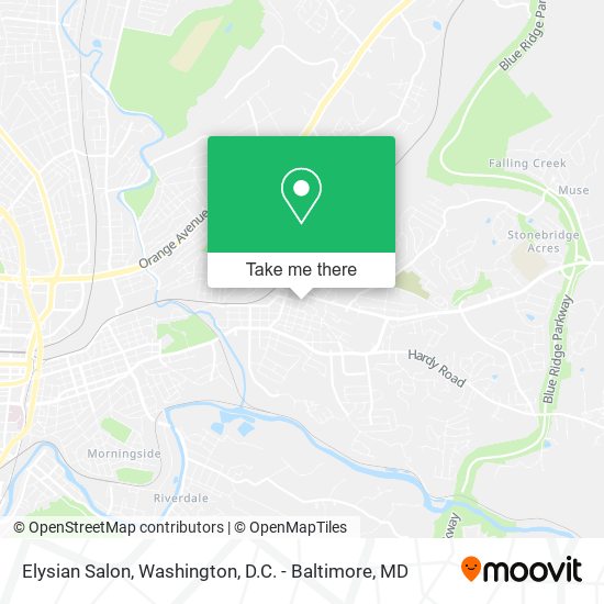 Elysian Salon map
