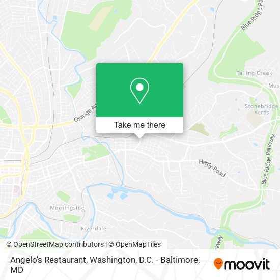 Mapa de Angelo's Restaurant