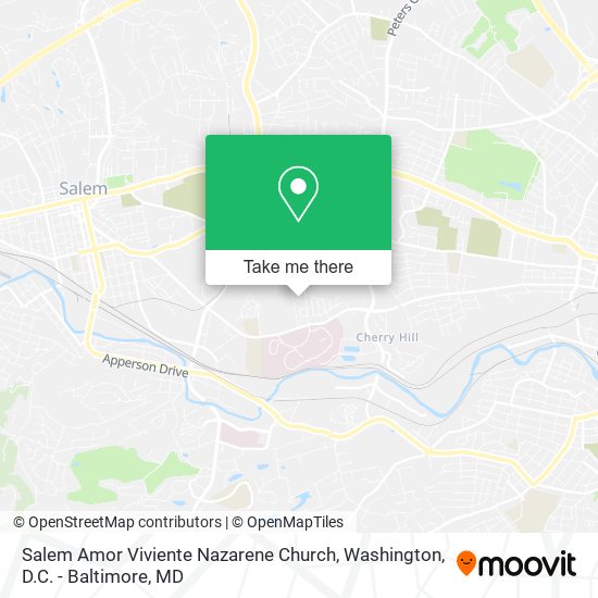 Mapa de Salem Amor Viviente Nazarene Church