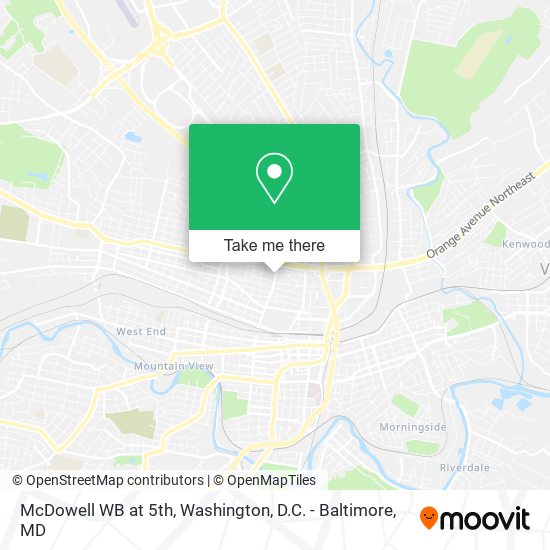 McDowell WB at 5th map