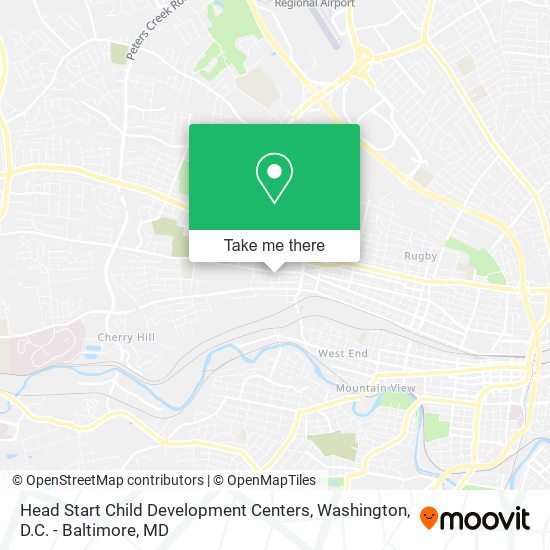 Head Start Child Development Centers map