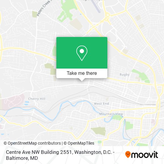 Centre Ave NW Building 2551 map