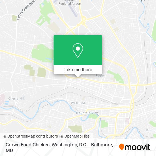 Crown Fried Chicken map