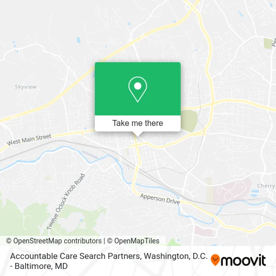 Accountable Care Search Partners map