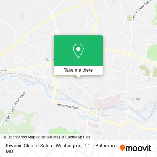 Kiwanis Club of Salem map