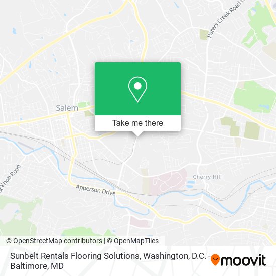 Sunbelt Rentals Flooring Solutions map