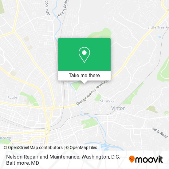 Nelson Repair and Maintenance map