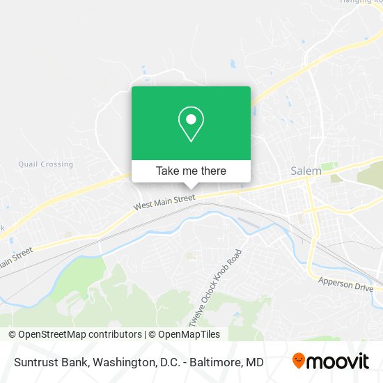 Suntrust Bank map