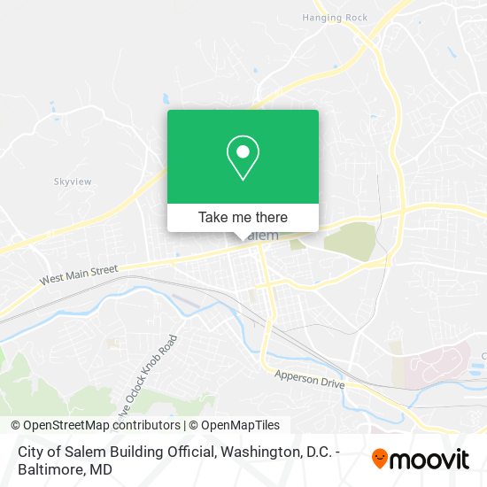 Mapa de City of Salem Building Official