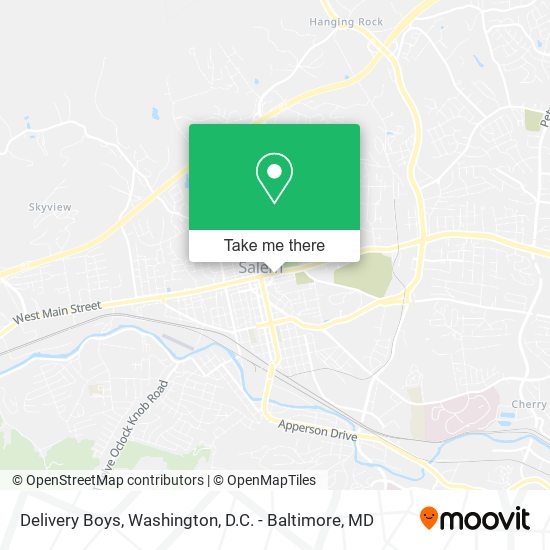 Delivery Boys map