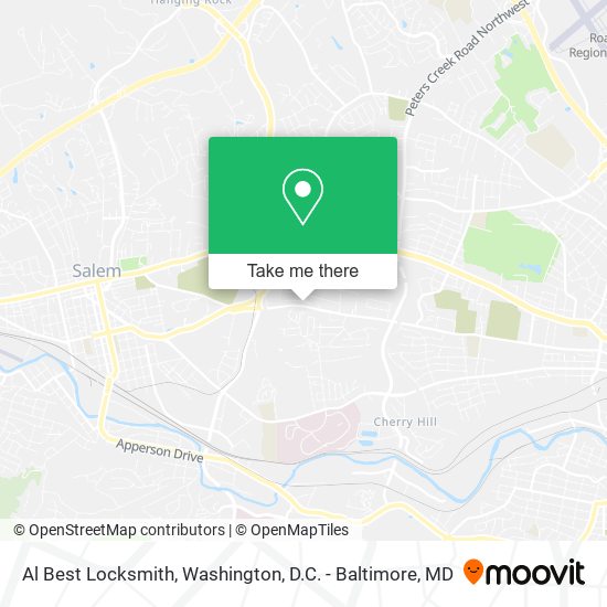 Al Best Locksmith map