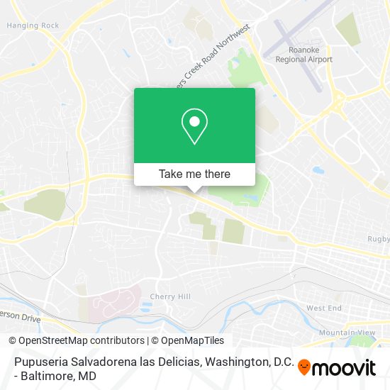 Pupuseria Salvadorena las Delicias map