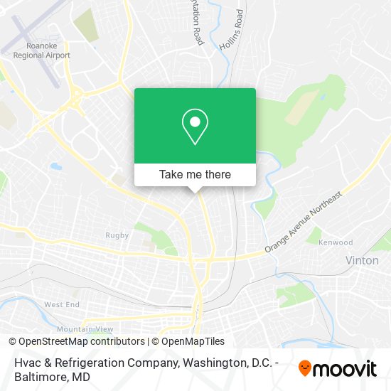Hvac & Refrigeration Company map