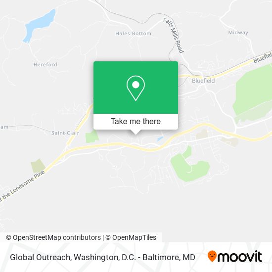 Global Outreach map