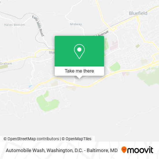 Mapa de Automobile Wash