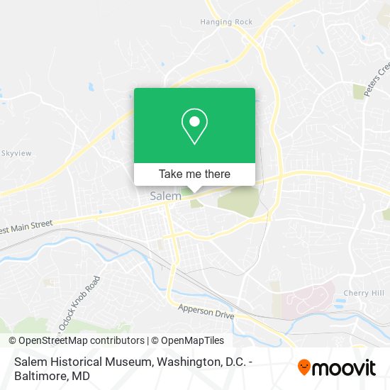 Mapa de Salem Historical Museum
