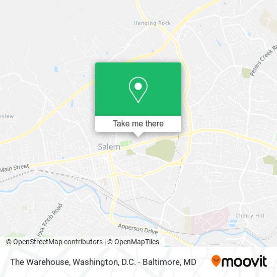 Mapa de The Warehouse