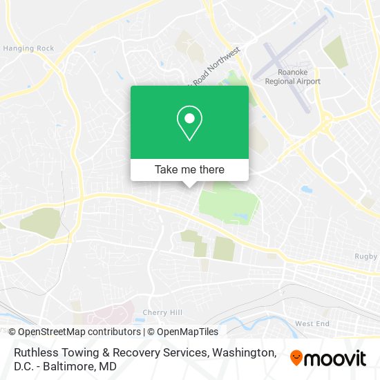 Mapa de Ruthless Towing & Recovery Services