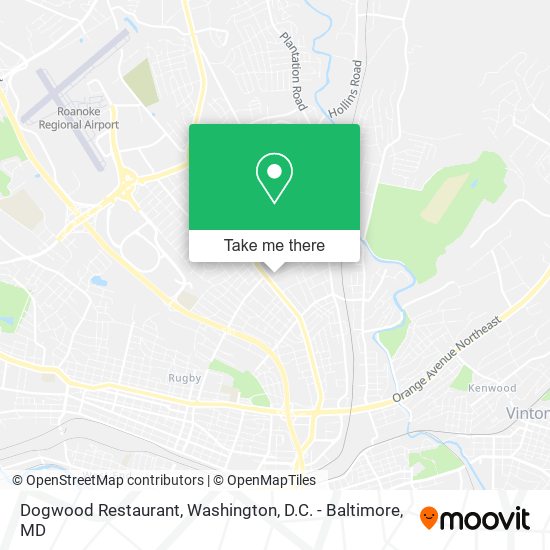Mapa de Dogwood Restaurant