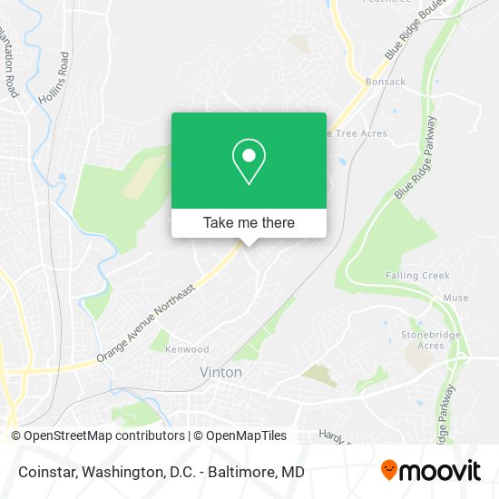 Coinstar map