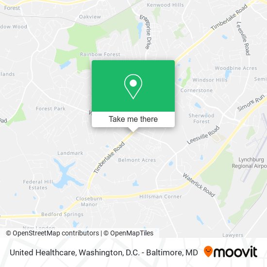 United Healthcare map