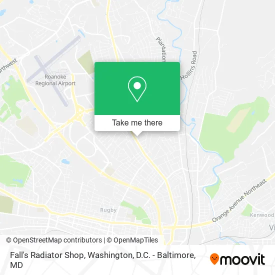 Mapa de Fall's Radiator Shop