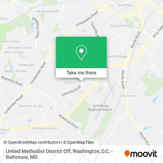Mapa de United Methodist District Off