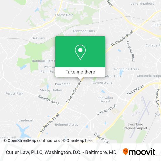 Cutler Law, PLLC map