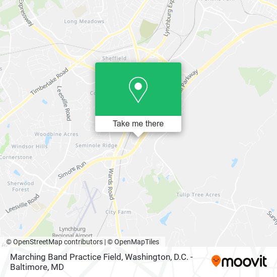 Marching Band Practice Field map