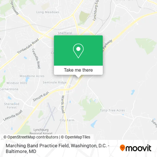 Marching Band Practice Field map
