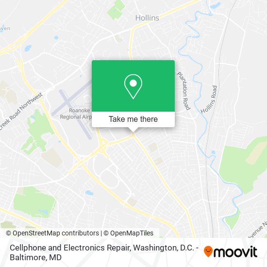 Cellphone and Electronics Repair map