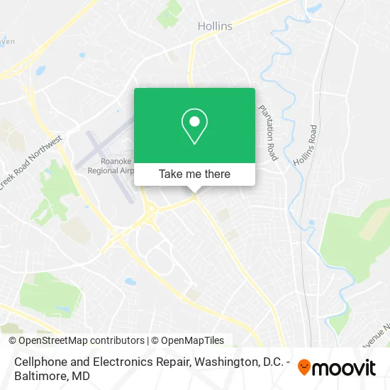 Mapa de Cellphone and Electronics Repair