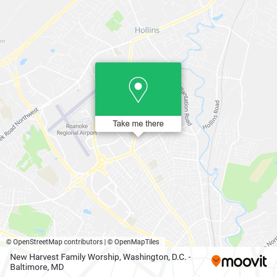 New Harvest Family Worship map