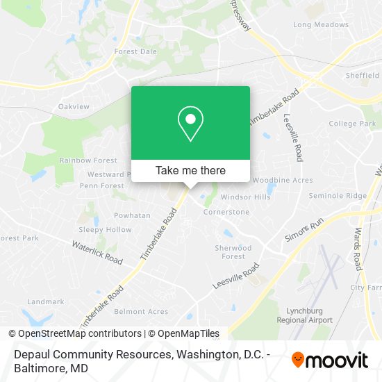 Depaul Community Resources map