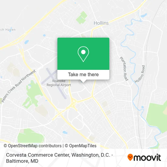 Corvesta Commerce Center map