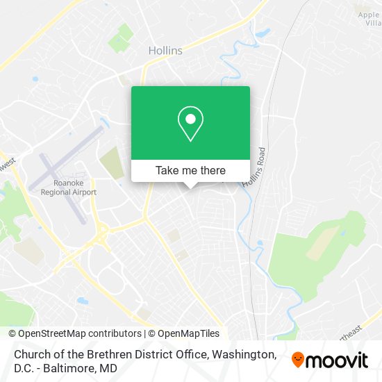 Church of the Brethren District Office map