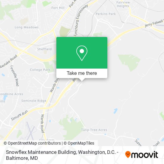 Snowflex Maintenance Building map