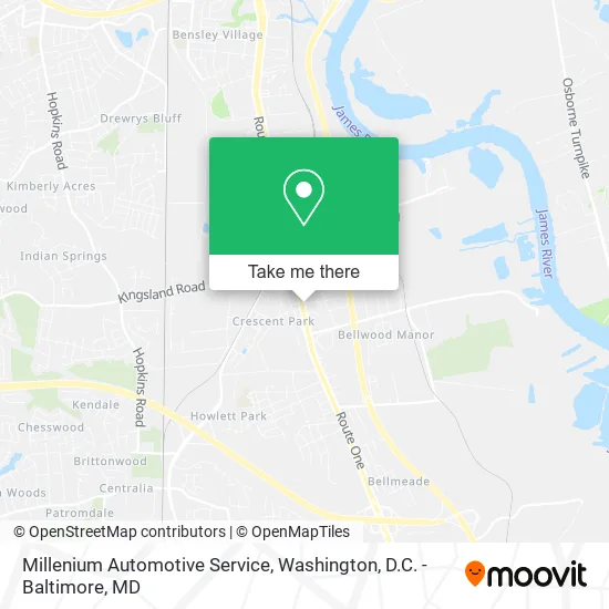 Mapa de Millenium Automotive Service