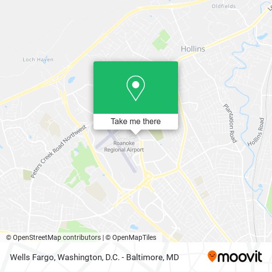 Mapa de Wells Fargo