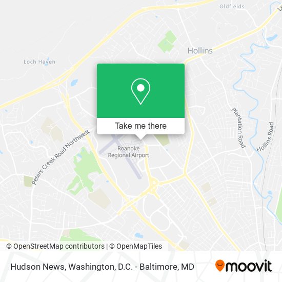 Mapa de Hudson News