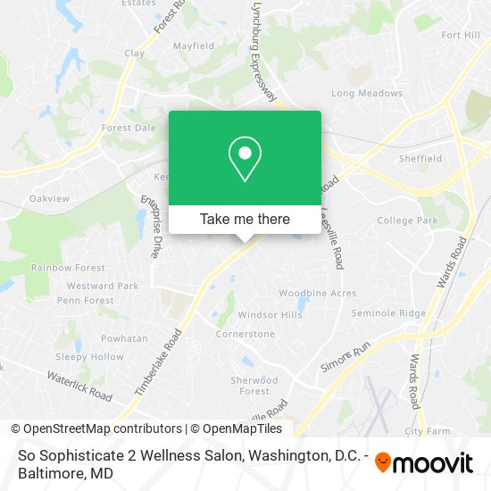 So Sophisticate 2 Wellness Salon map
