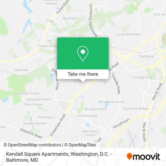 Kendall Square Apartments map
