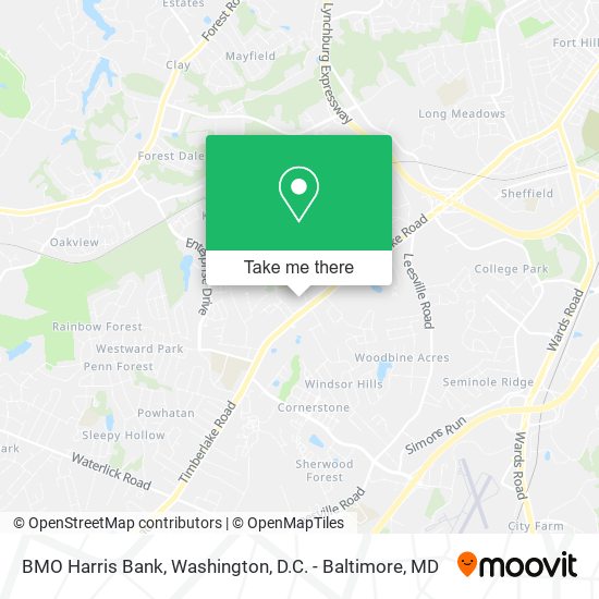 BMO Harris Bank map